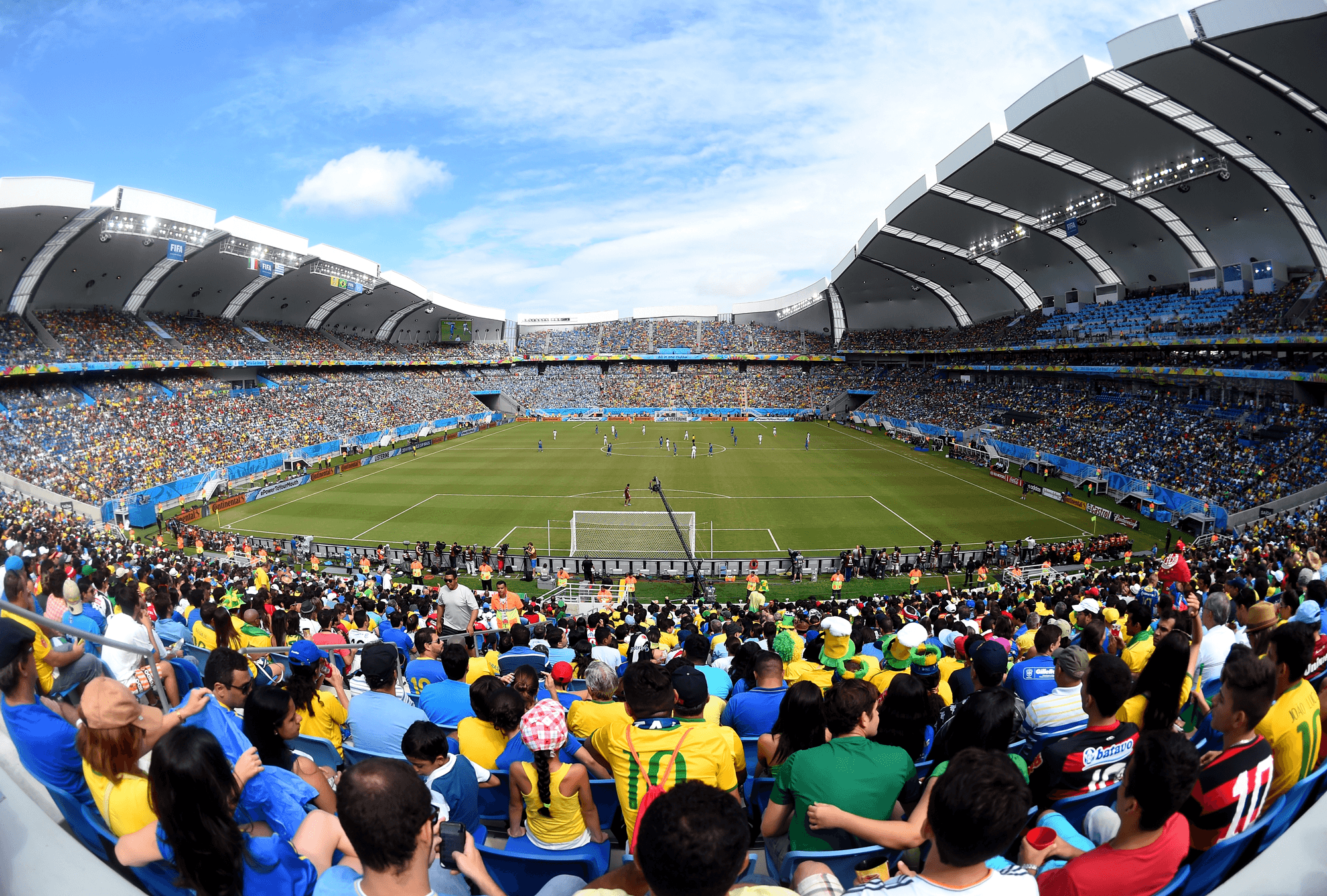 Hoje (13), a Arena comemora 10 anos do 1º jogo da COPA DO MUNDO FIFA 2014