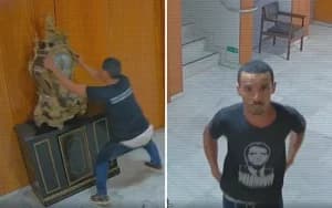 Moraes vota para condenar a 17 anos de prisão homem que quebrou relógio histórico em ato do 8 de janeiro