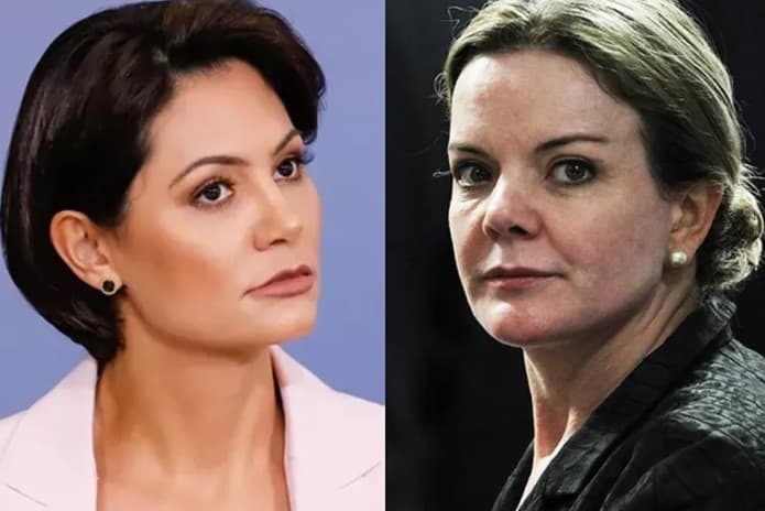 Gleisi sugere ‘inveja' de Michelle Bolsonaro após ex-primeira-dama criticar viagens de Lula e Janja