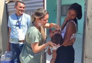 Secretaria de Saúde faz visitas a domicílios de Natal para vacinar crianças de até 5 anos