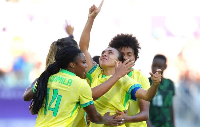 PARIS 2024: Brasil vence a Nigéria na estreia do futebol feminino