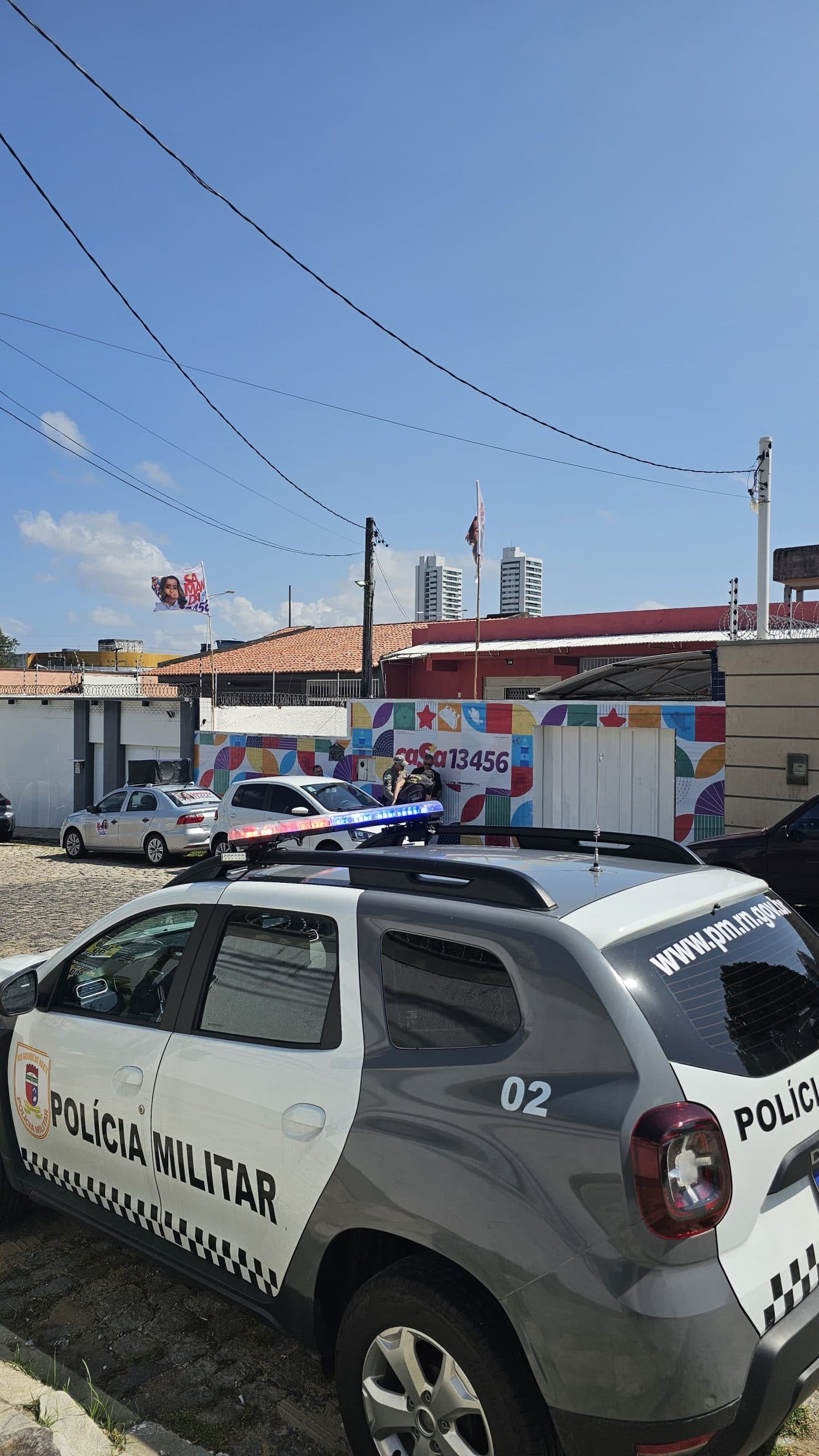 PM e TRE no comitê de Samanda Alves, do PT em Natal