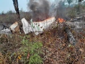 Avião de pequeno porte cai no Mato Grosso; não há sobreviventes
