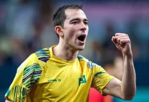 Calderano garante Brasil em 1ª semi do tênis de mesa em Olimpíadas