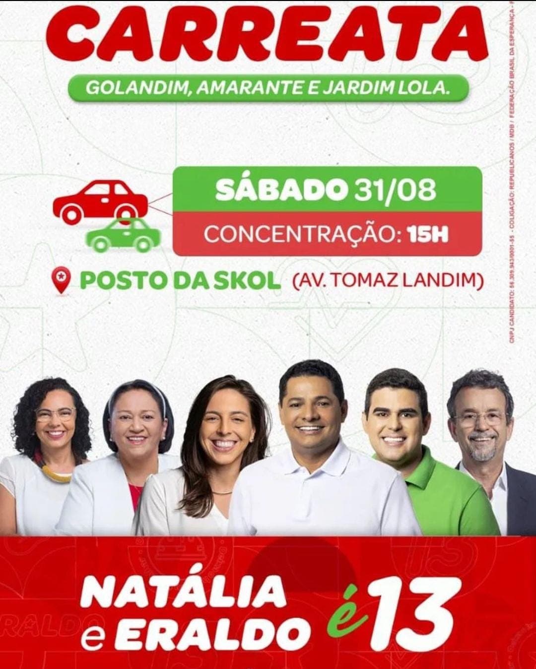 SE PREPARE SGA: Esse sábado tem a Carreata do Ingrato. Só Eraldo, Natália, Fátima e Mineiro