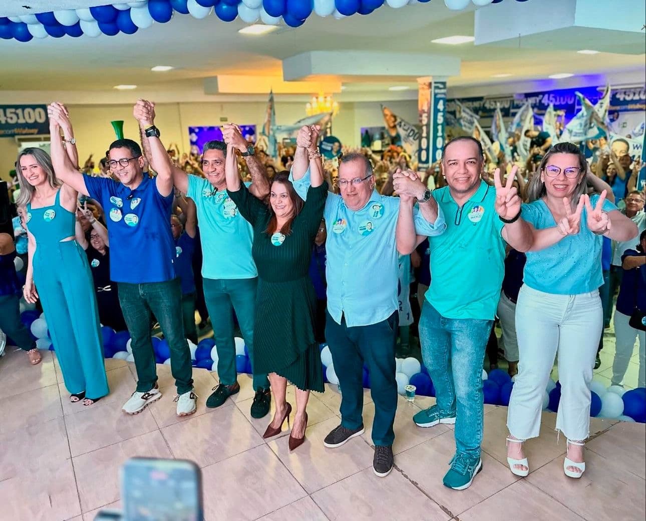 Vereador Wolney França reúne multidão de apoiadores em Parnamirim