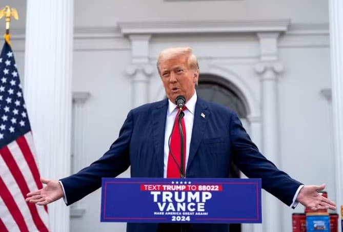 Trump discursará atrás de vidro à prova de balas durante campanha eleitoral