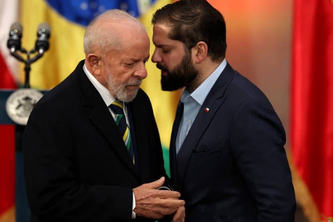Lula deixa Chile sem falar sobre Venezuela, ponto de discordância com Boric