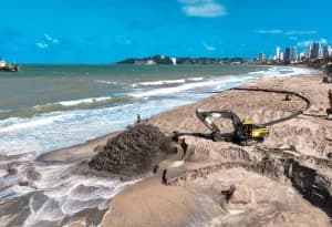 Procuradora quer embargar obra da engorda de Ponta Negra e responsabilizar prefeito e prefeitura de Natal
