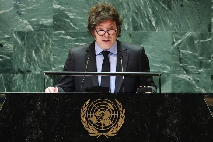 Na ONU, Milei chama governo Maduro de “ditadura sangrenta”