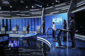 Após soco, marqueteiro de Nunes vai a debate; cinegrafista de Marçal é impedido de ir