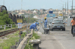 Obra do DNIT na Ponte de Igapó completa um ano