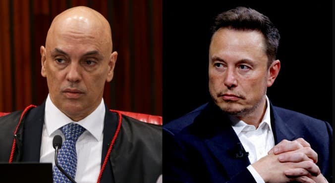 Moraes determina que PF analise justificativa do X sobre contas suspensas por decisão judicial