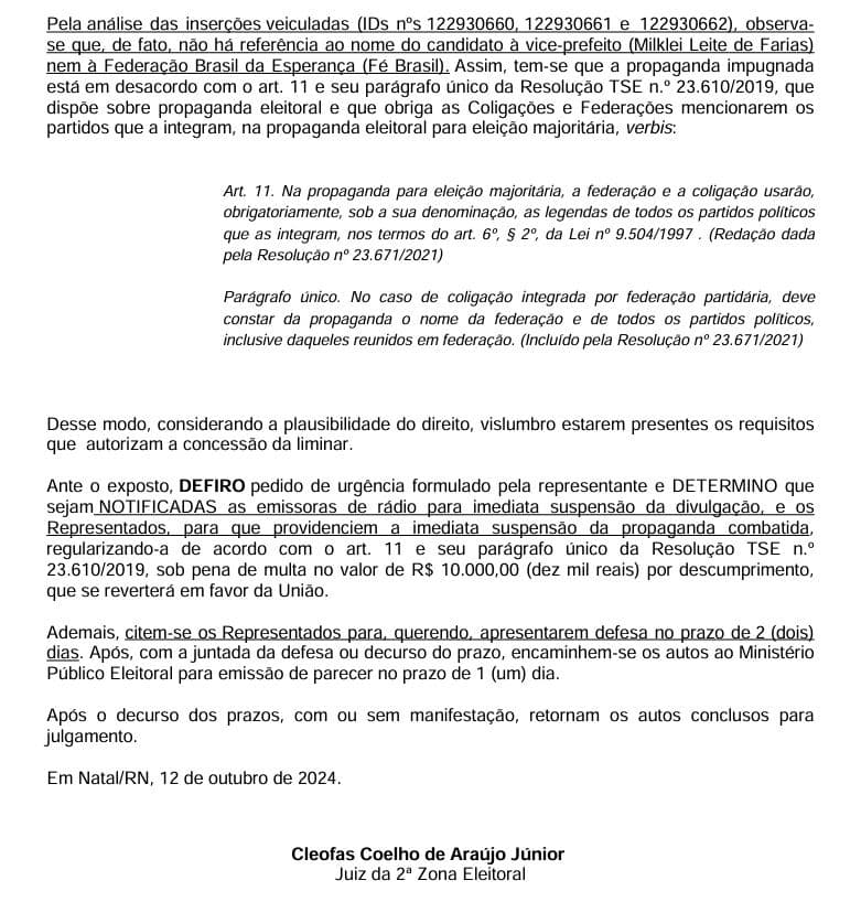 Natália Bonavides tem inserções de rádio suspensas por omitir informação obrigatória para economizar tempo
