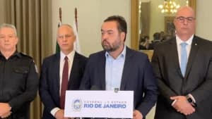 Foi terrorismo, diz Cláudio Castro sobre tiroteio na avenida Brasil