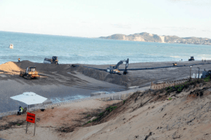Engorda de Ponta Negra chega a 15% de execução, diz Semurb