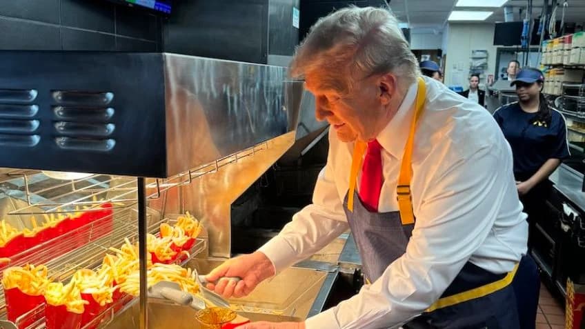 Trump serve clientes no McDonald’s: ‘não deixe os EUA se tornarem o Brasil’, diz brasileira