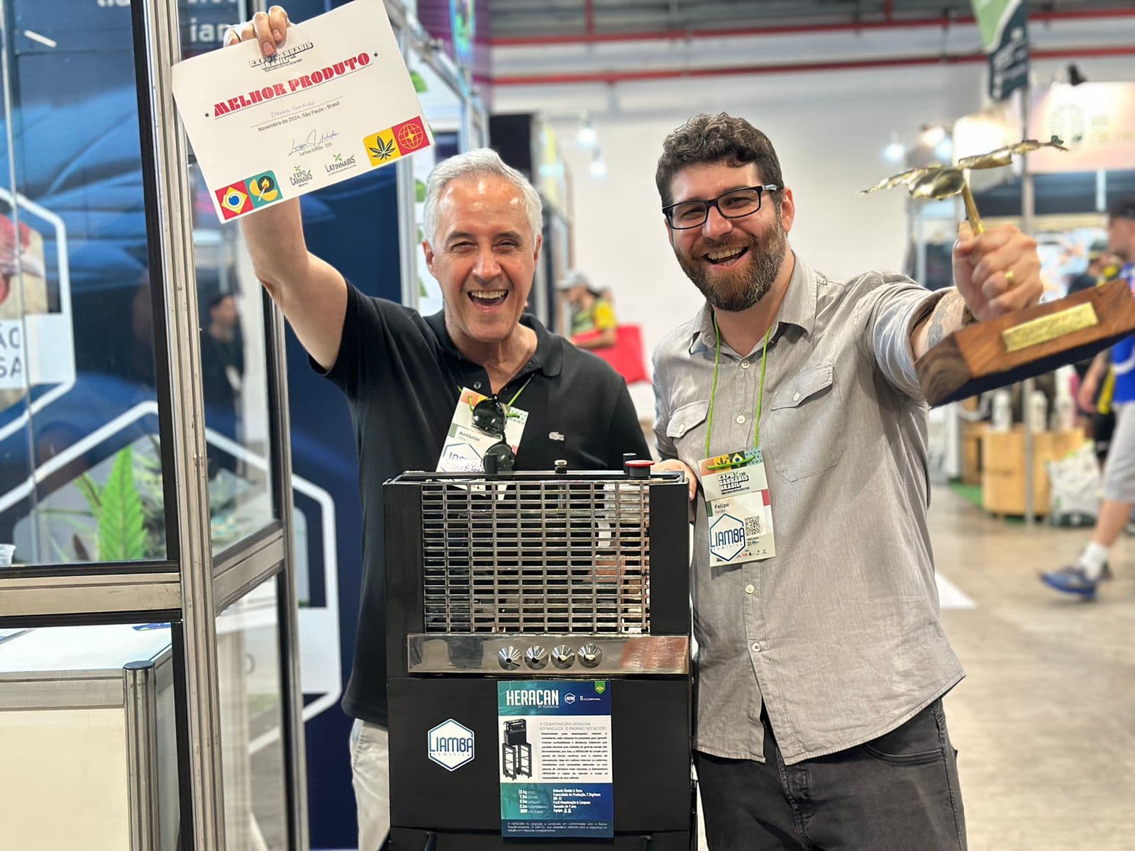 Startup potiguar Liamba Comitiva ganha prêmio de Melhor Produto na ExpoCannabis Brasil