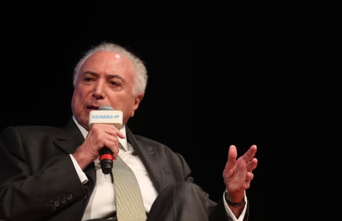 Temer diz que teto de gastos era de ‘concreto’ e que arcabouço de Lula tem ‘teto de palha’