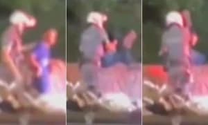 Corregedoria da PM pede prisão de policial que jogou homem de ponte