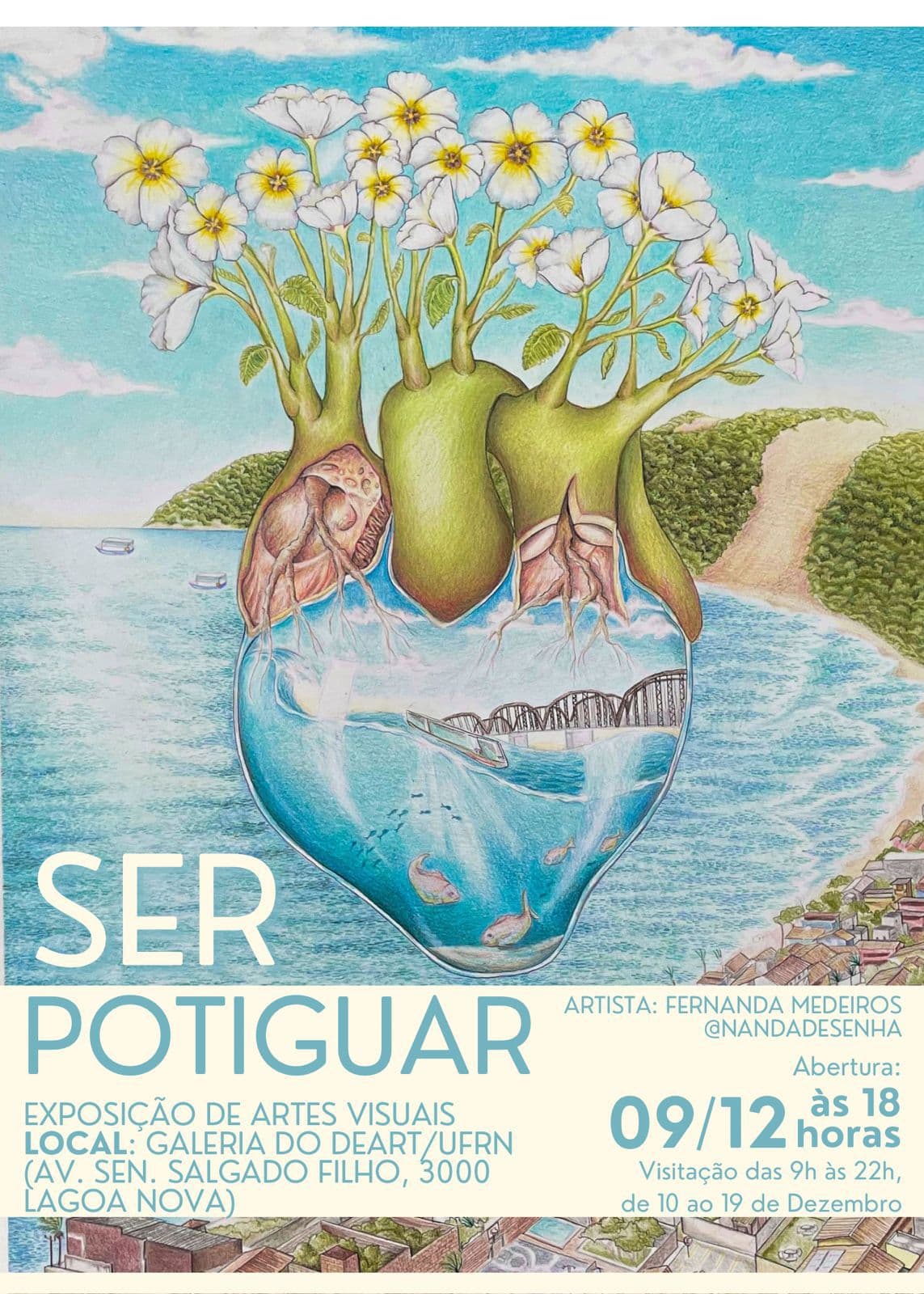 Seres e sentidos: Fernanda Medeiros lança exposição sobre a essência potiguar