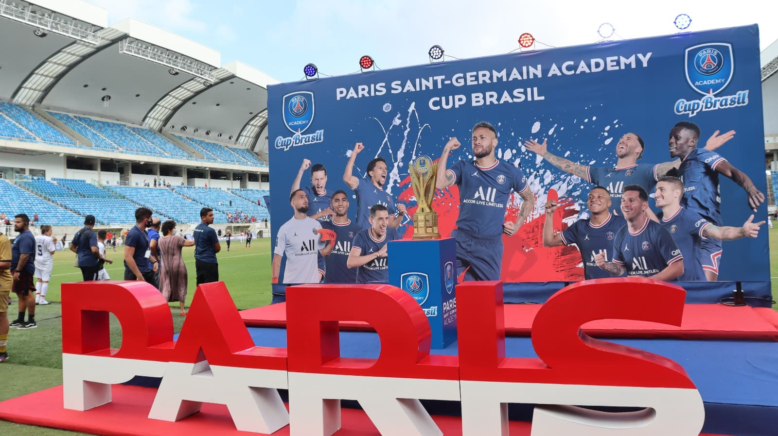 Arena é palco da 6ª edição da Paris Saint-Germain Academy Cup Brasil