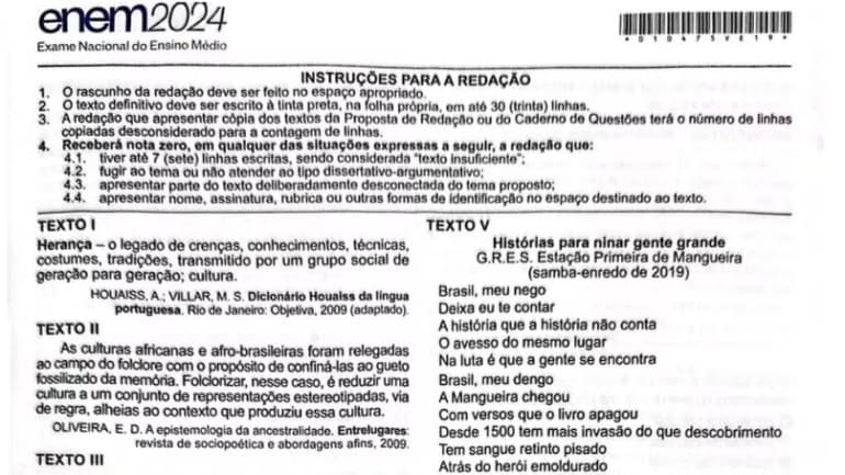 Enem 2024 teve 12 redações nota 1000 com participação do RN