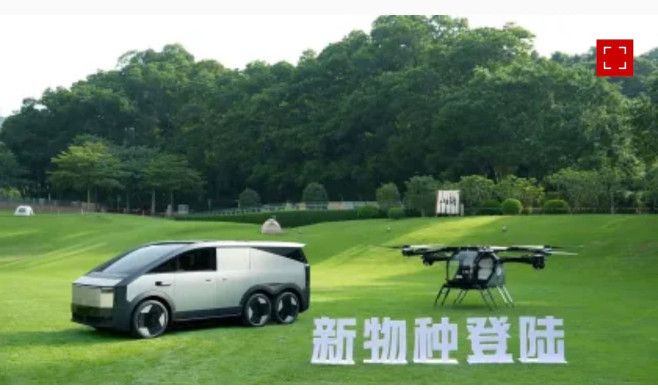 Aero HT: marca chinesa lança van de 6 rodas que vira carro voador