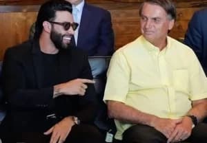 Bolsonaro reitera convite a Gusttavo Lima para se filiar ao PL, mas desde que cantor concorra ao Senado