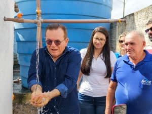 Após meses de falta d’água, prefeito Jaime Calado anuncia retomada do abastecimento de água na zona rural de São Gonçalo