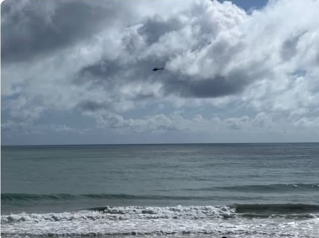 Adolescente de 14 anos desaparece em praia de Natal e bombeiros fazem buscas