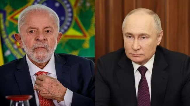 Lula e Putin conversam por telefone; presidente brasileiro indica intenção de viajar a Moscou em maio