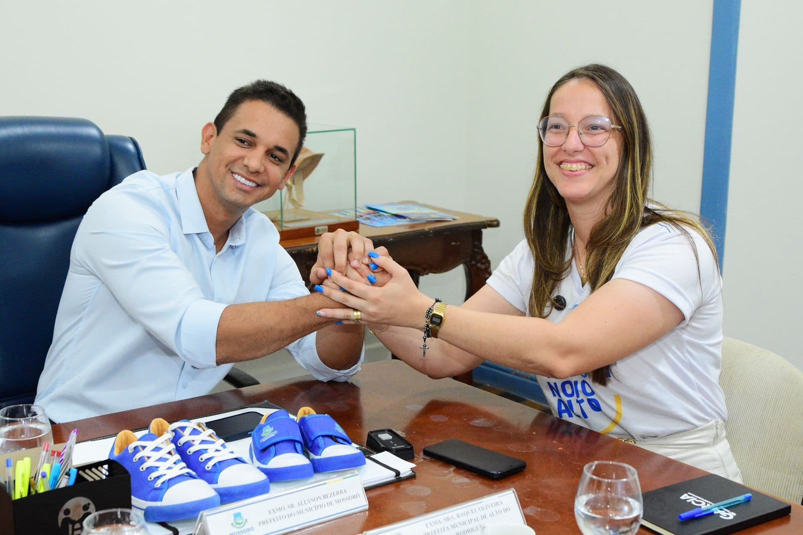Allyson recebe quatro prefeitos em um dia e compartilha experiências de sucesso em Mossoró
