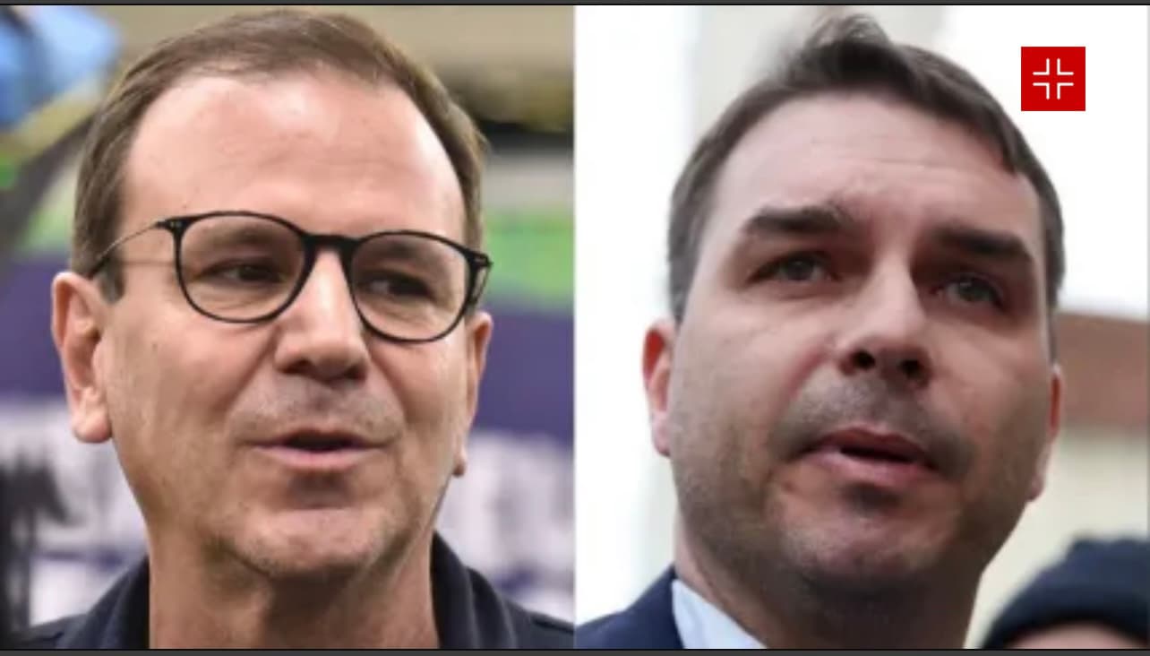 “Rei da rachadinha”, “nervosinho”: Paes e Flávio Bolsonaro trocam ofensas