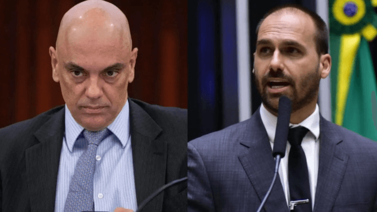 Eduardo Bolsonaro chama Moraes de “psicopata” e critica STF