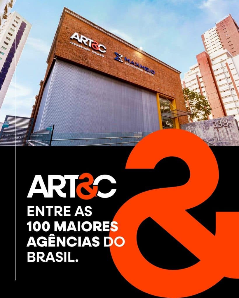 ART&C está entre as 100 maiores agências do Brasil