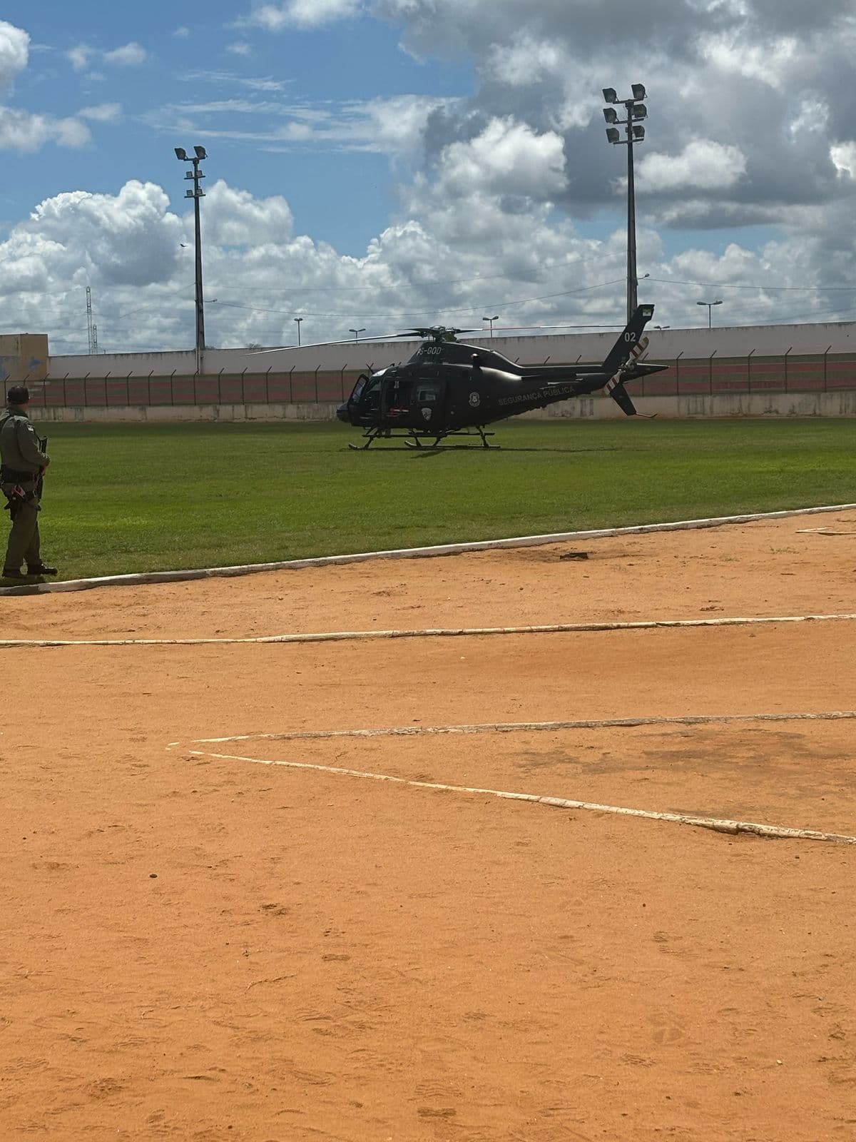 VÍDEO: Helicóptero Potiguar 02 fará a transferência de Bolsonaro