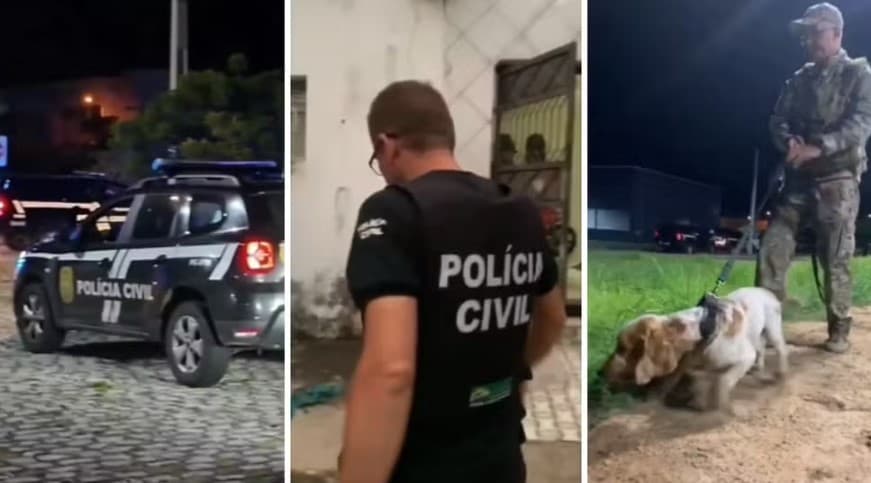 Polícia cumpre mais de 60 mandados contra membros de facção criminosa por tráfico de drogas e homicídios