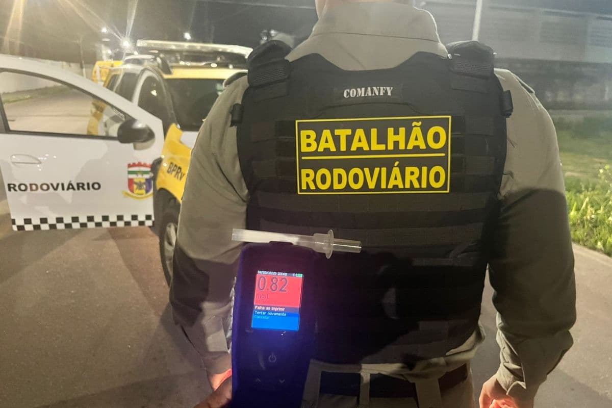 11 motoristas são presos por embriaguez ao volante no fim de semana na Grande Natal