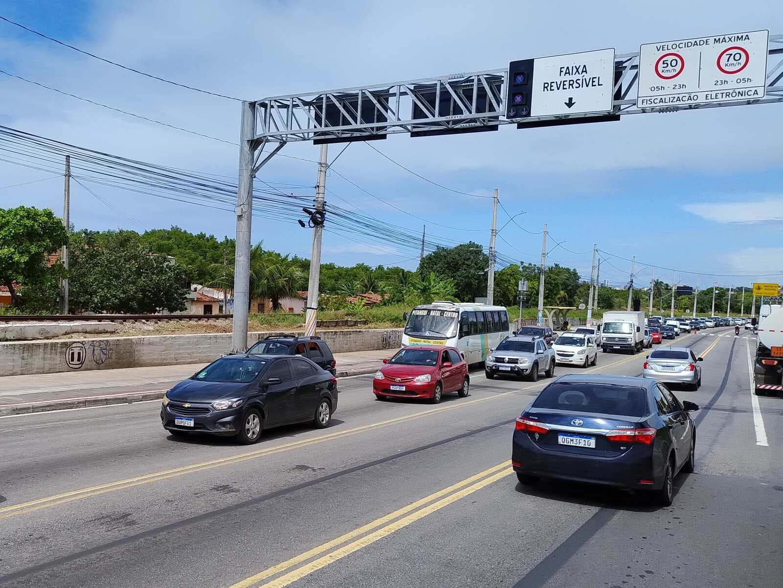 STTU anuncia novos horários da faixa reversível da avenida Felizardo Moura; confira