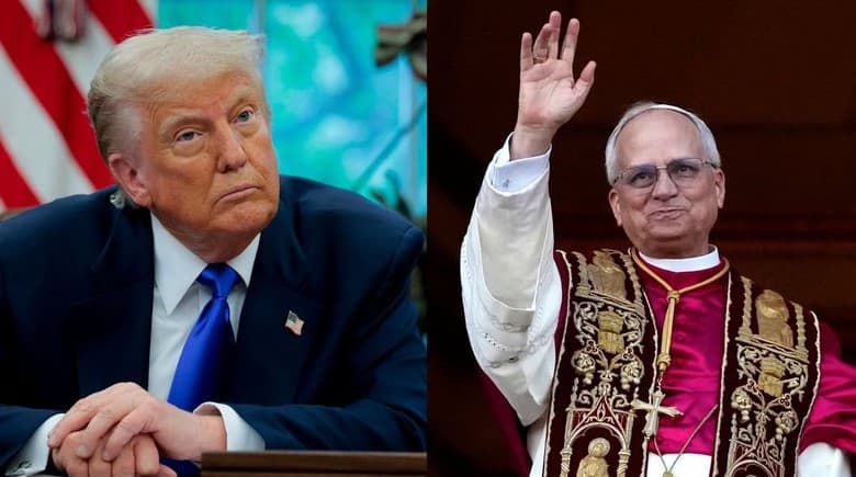 Trump parabeniza o papa Leão 14: ‘É uma grande honra saber que ele é o primeiro papa americano’