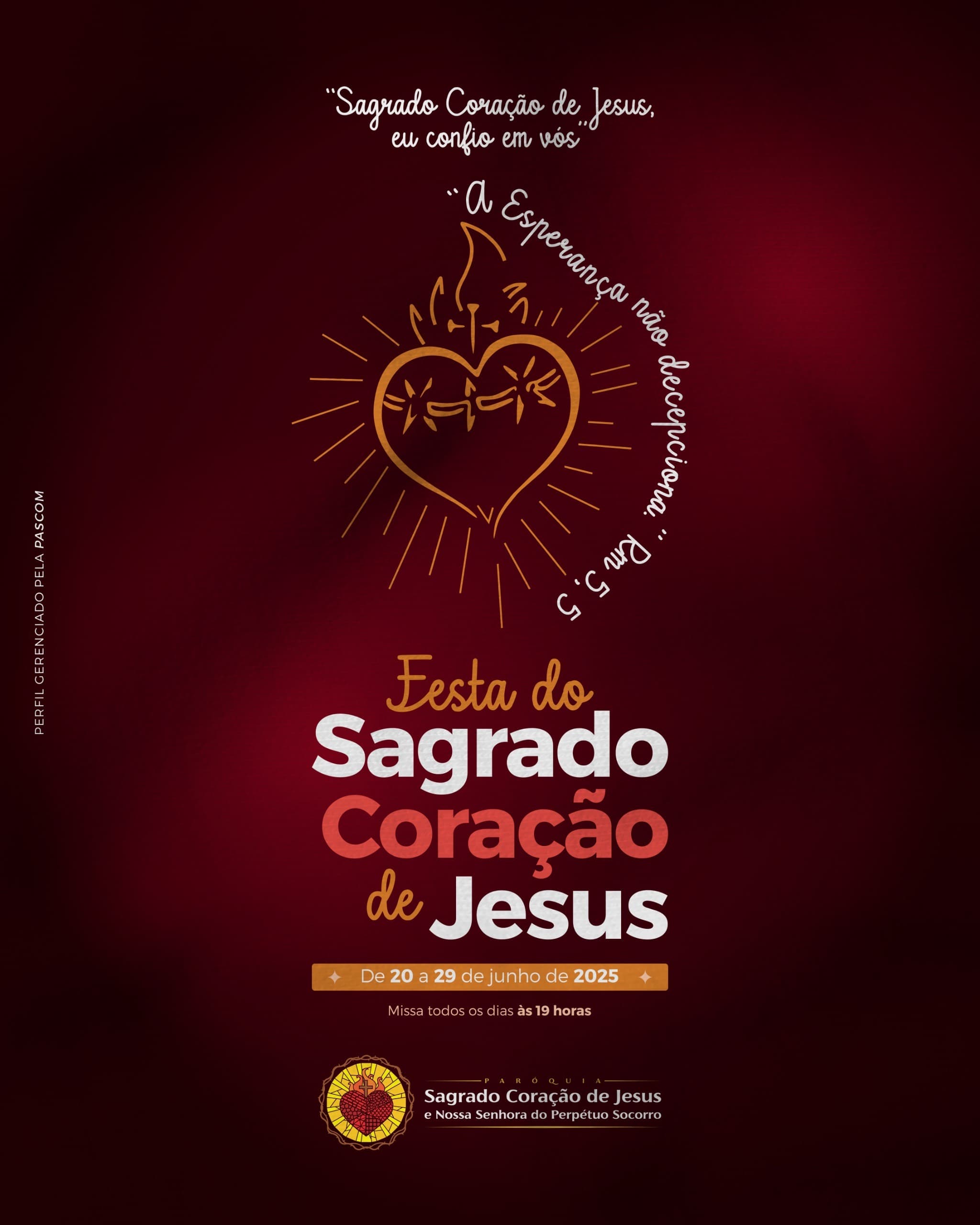 Festa do Sagrado Coração de Jesus movimenta o bairro de Morro Branco a partir de 20 de junho (sexta-feira)