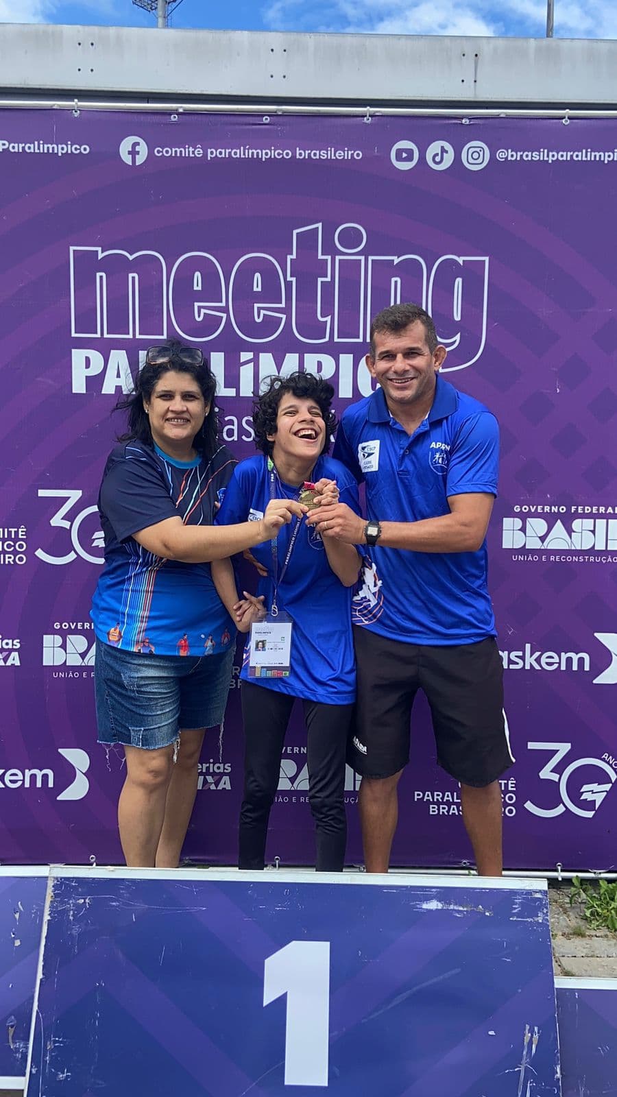 Extremoz conquista medalha de ouro no Meeting Paralímpico Loterias Caixa