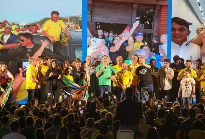 Bolsonaro encerra visita ao RN e reforça Rogério Marinho como pré-candidato ao governo
