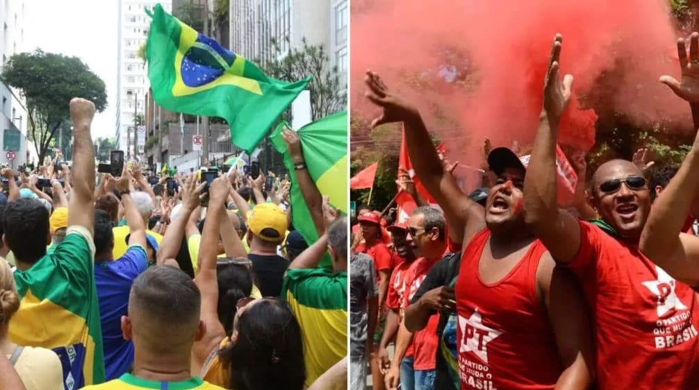 DATAFOLHA: Brasileiros que se declaram petistas ou bolsonaristas empatam pela primeira vez