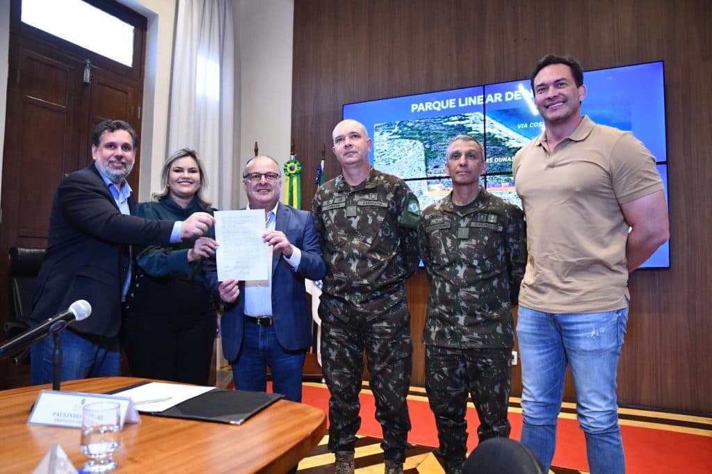 Prefeitura e Exército assinam termo de concessão para Parque Linear de Natal