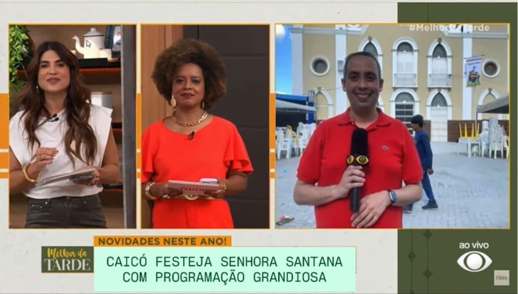 Rodrigo Loureiro leva Festa de Sant’Ana de Caicó para rede nacional pela Band