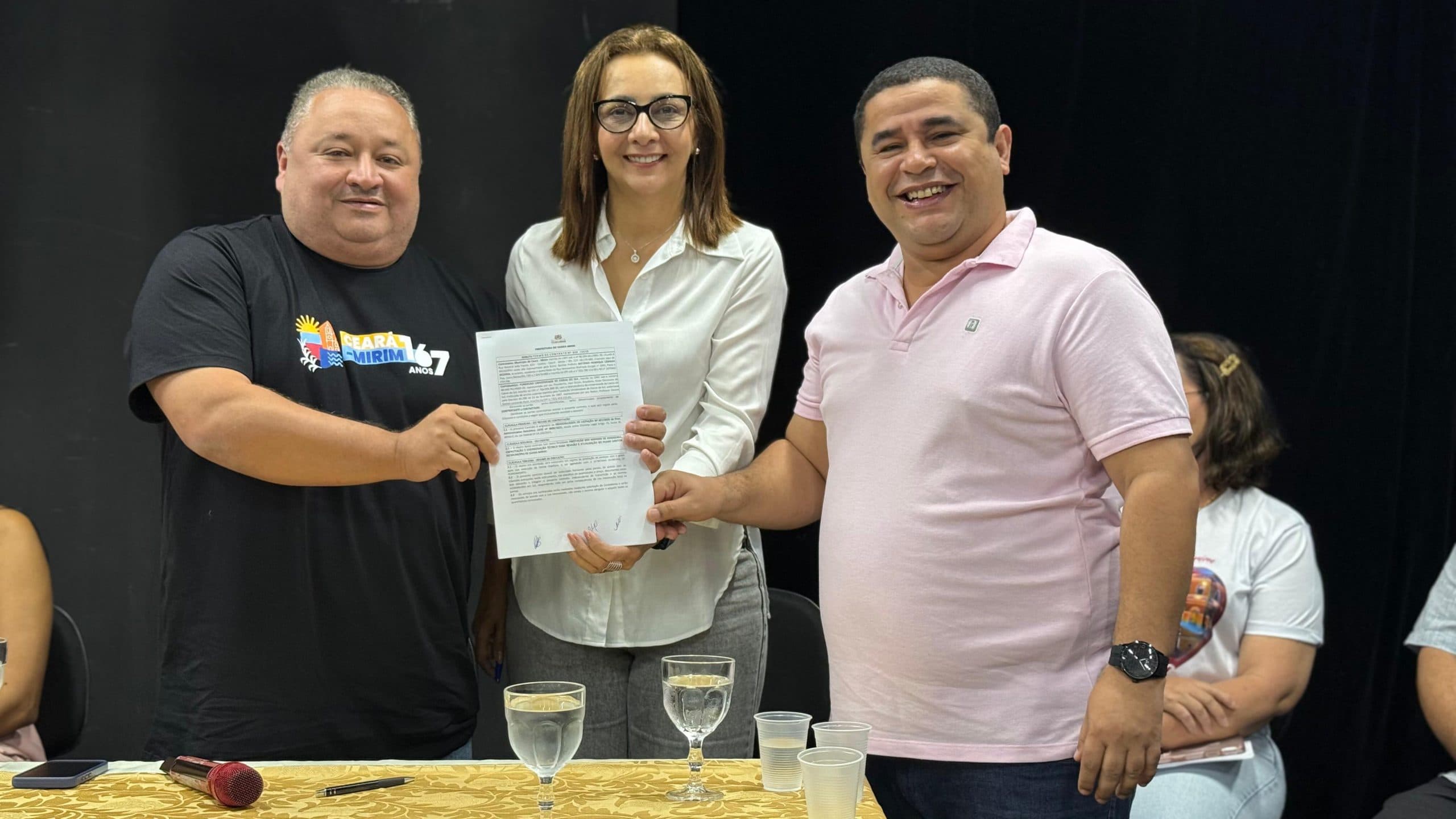 Prefeito Antônio Henrique assina contrato para revisão do Plano Diretor de Ceará-Mirim durante audiência da LDO