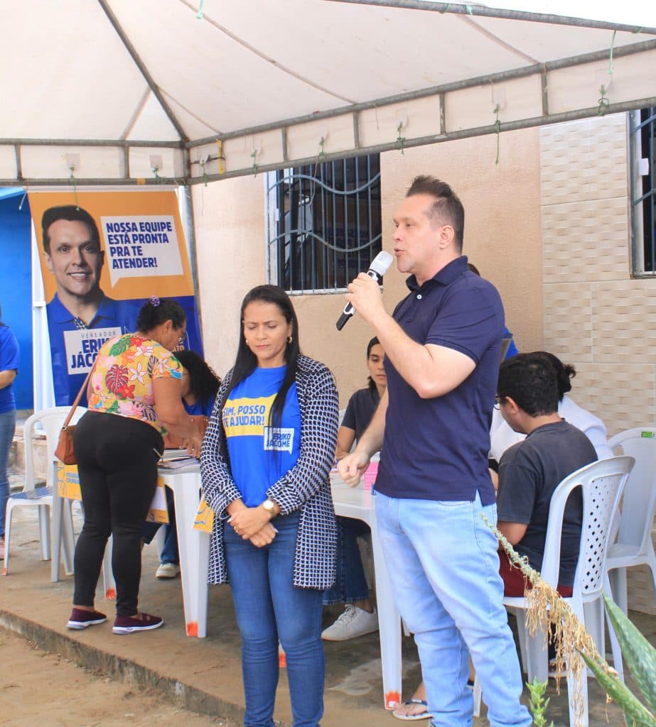 Eriko Jácome realiza ação social no bairro Lagoa Azul e anuncia abertura de sua nova clínica na Zona Norte de Natal em até 30 dias