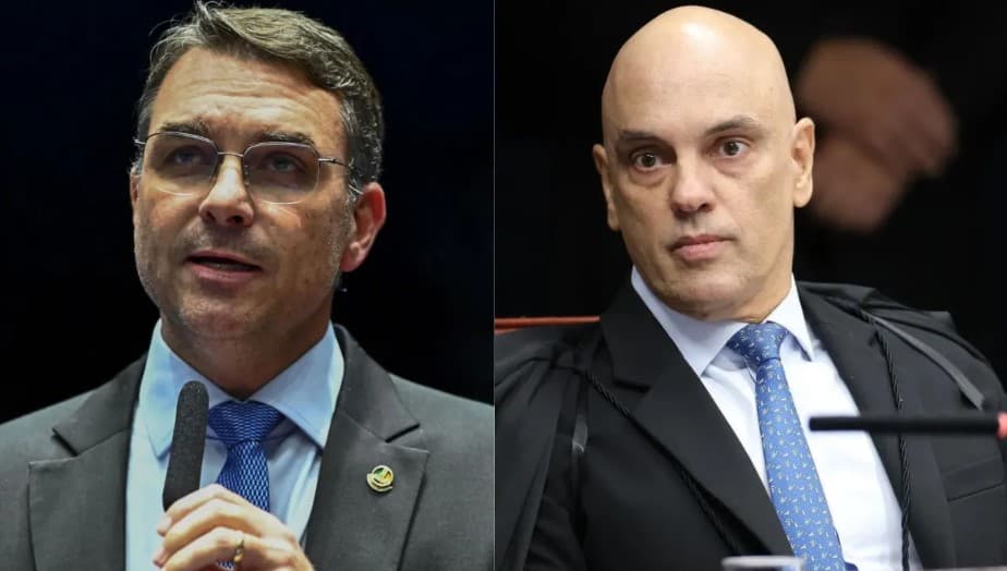 Flavio Bolsonaro apresenta pedido de impeachment de Moraes ao Senado